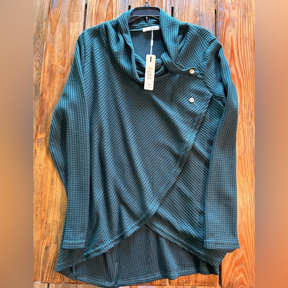 Dark green sweater.  Never worn.  Size XL.